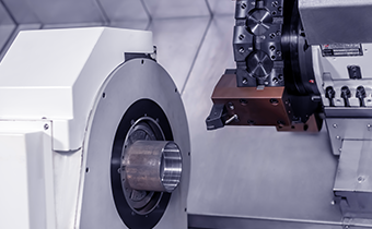 斜式双头数控车床+桁架式机器人