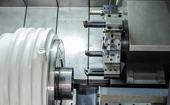 斜式双头数控车床+桁架式机器人