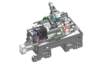 阶梯式整体机身